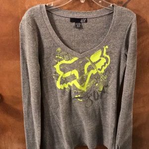 Fox Racing knit long sleeve shirt